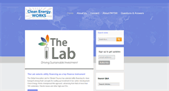 Desktop Screenshot of cleanenergyworks.org